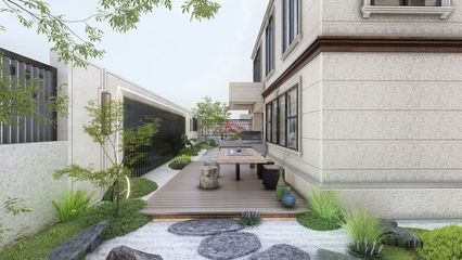 一方素雅，咫尺禪境 小院里的日式枯山水設計